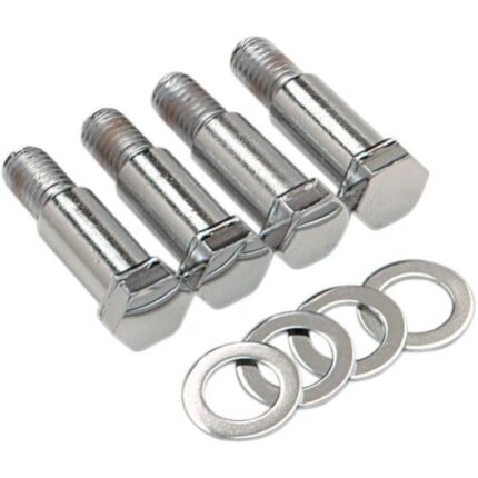 Gardner Westcott Chrome Shoulder Bolts Softail Shock Mounting Kit Shocks Harley
