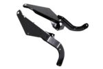 Heavy Duty Outer Fairing Support Bracket Set Black Harley Batwing Touring 96-13