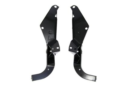 Heavy Duty Outer Fairing Support Bracket Set Black Harley Batwing Touring 96-13