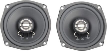 Hogtunes Gen3 Rear 5.25 2 Ohm Batwing Fairing Speakers Set Harley Touring 06-13