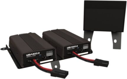 Hogtunes Wild Boar 600 Watt Amp 4 Channel Front Rear Audio Harley Touring 2014+