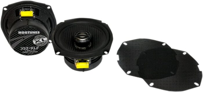 Hogtunes XL Front 5.25" Speaker Kit Radio Plug-N-Play Harley 98-13 FLHT/FLHX