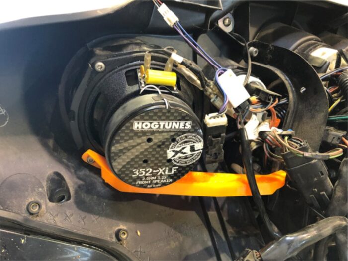 Hogtunes XL Front 5.25" Speaker Kit Radio Plug-N-Play Harley 98-13 FLHT/FLHX
