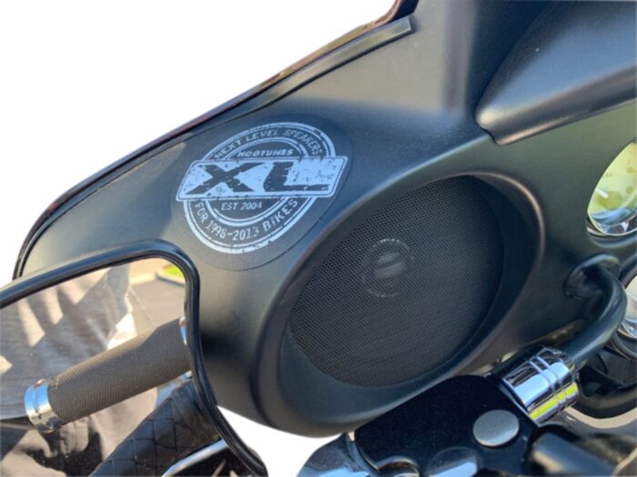 Hogtunes XL Front 5.25" Speaker Kit Radio Plug-N-Play Harley 98-13 FLHT/FLHX