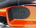 J&M Corp Bad Dad Saddlebag Lid Speaker Grill Kit Set Pair Harley Touring 98-13