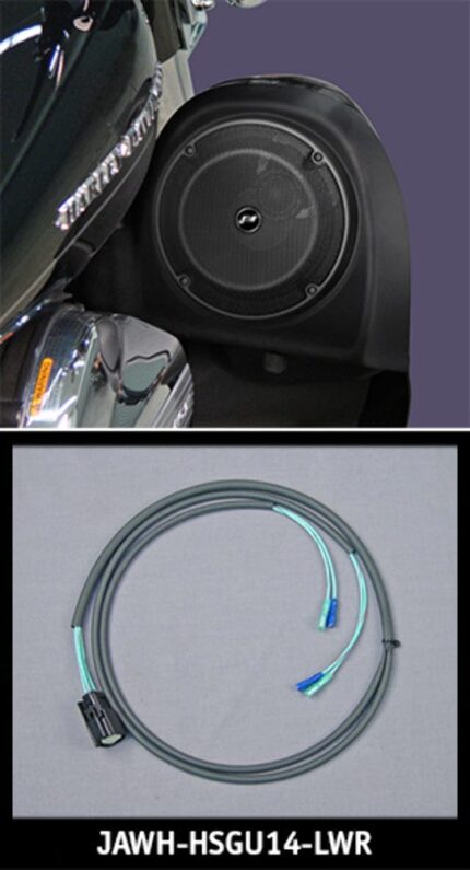 J&M Corp ROKKER Lower Front Fairing Speaker Wire Harness 2014-20 Harley Touring