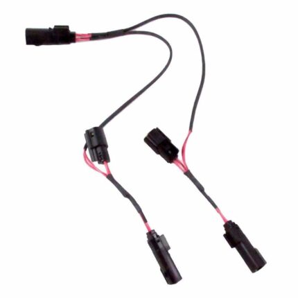 J&M Rokker Upper Lower Fairing Speaker In-Series Wire Harness 2014-2020 Harley