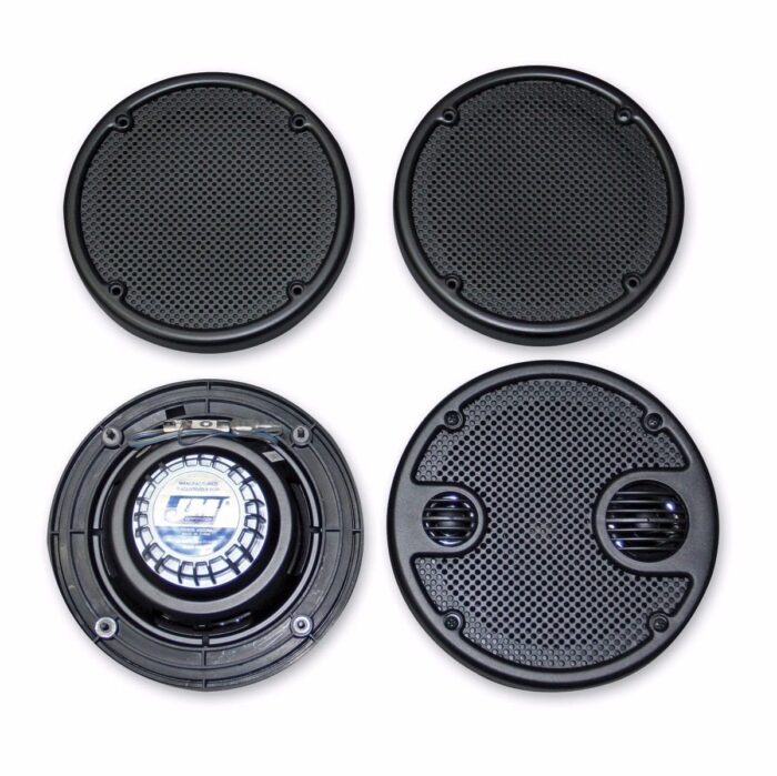 J&M Rokker XT 5.25" Rear Pod Speakers Speaker Kit Upgrade 06-13 Harley Touring