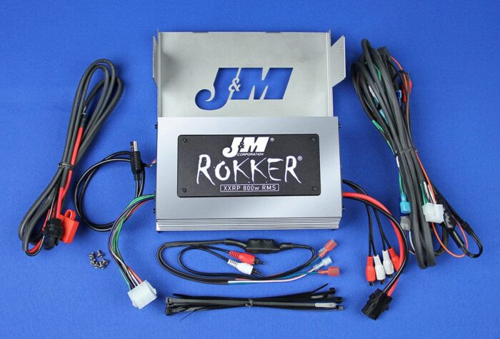 J&M Rokker XT-P 800w Watt 4 Channel Amplifier Amp Kit Harley Touring Ultra 06-13