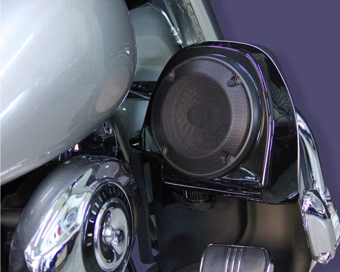 J&M Rokker XX 6.71" Front Lower Fairing Speaker Kit 2ohm Speakers Harley Touring