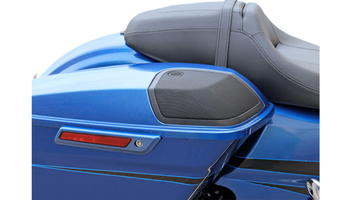 J&M Rokker XXR 5x7 Plug & Play Saddlebag Lids Speakers Kit Harley Touring 14-19