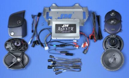 J&M ROKKER® XXR Extreme 800w 4-Speaker Amp Install Kit 14+ Harley Street Glide