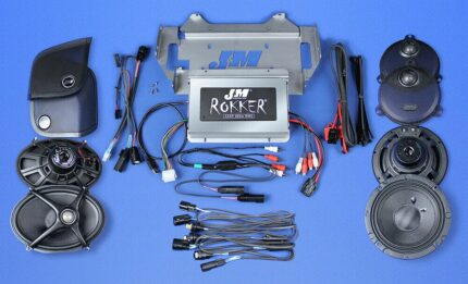 J&M ROKKER® XXR Extreme 800w 4-Speaker Amp Install Kit 14+ Harley Street Glide