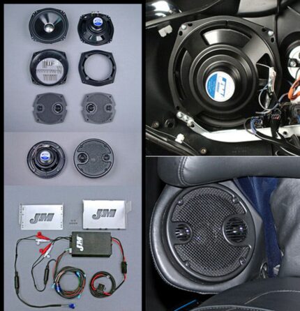 JM Performance Series 400w 7.25" 5.25" Speaker Front Rear Kit Harley Ultra 06-13