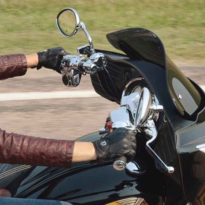Klock Werks 10" Dark Smoke Tint Flare Windshield Wind Screen Indian 2014-2020