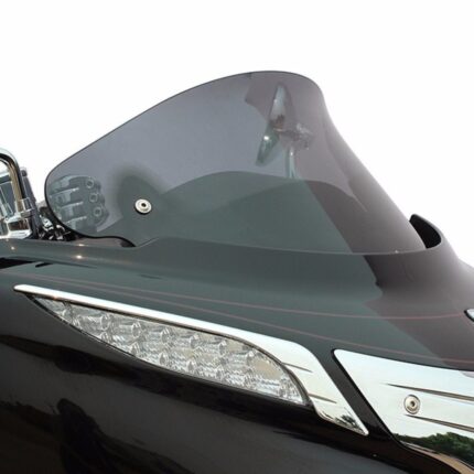 Klock Werks 10" Dark Smoke Tint Flare Windshield Wind Screen Indian 2014-2020