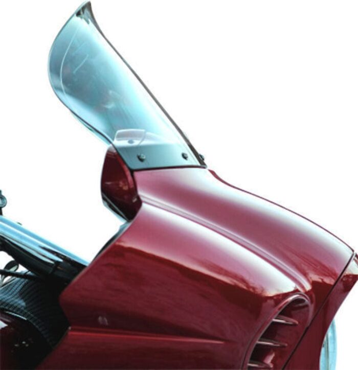 Klock Werks 12 Clear Curve Flare Windshield Kawasaki Vulcan Vaquero Voyager 1700