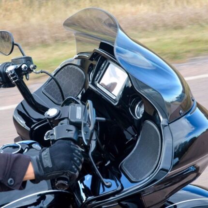 Klock Werks 14" Light Tint Sport Flare Touring Windshield Harley Road Glide 15+