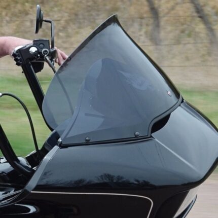 Klock Werks 15" Dark Smoke Pro Touring Flare Windshield Harley Road Glide 15-20