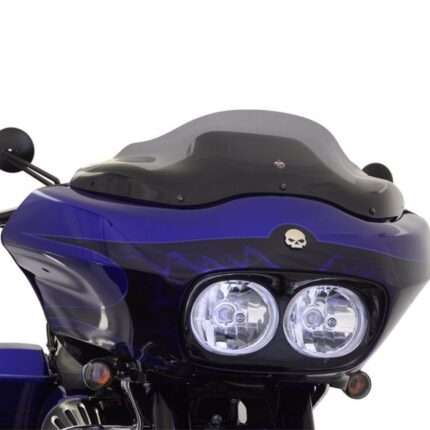 Klock Werks 8" Dark Smoke Tint Flare Windshield Harley Road Glide Touring 98-13