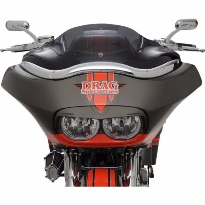 Klock Werks 8" Dark Smoke Tint Flare Windshield Harley Road Glide Touring 98-13