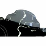 Klock Werks 8.5" Dark Smoke Flare Windshield Wind Screen Batwing Harley Touring