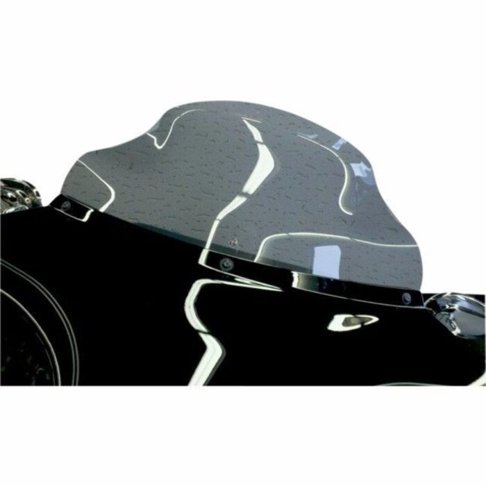 Klock Werks 8.5" Dark Smoke Flare Windshield Wind Screen Batwing Harley Touring