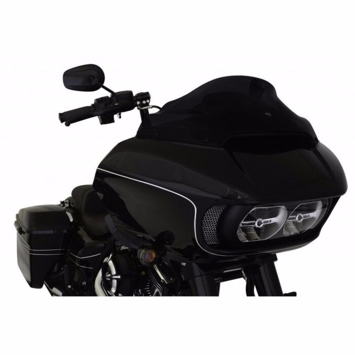 Klock Werks 9" Black Sport Flare Bagger Windshield Harley Road Glide FLTR 15-21