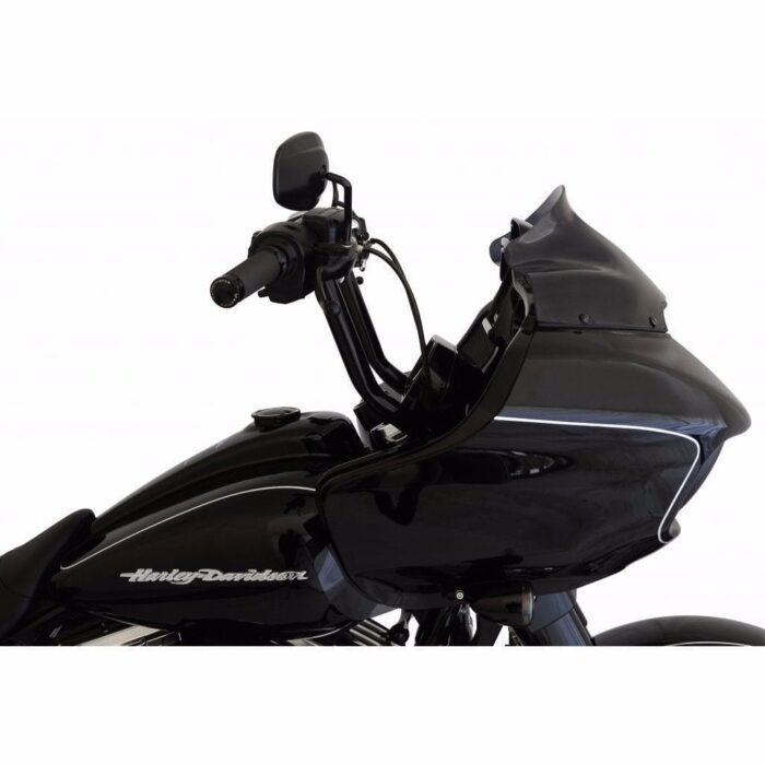Klock Werks 9" Black Sport Flare Bagger Windshield Harley Road Glide FLTR 15-21