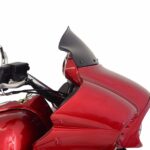 Klock Werks 9" Dark Smoke Flare Windshield Kawasaki Vulcan Vaquero Voyager 09-17