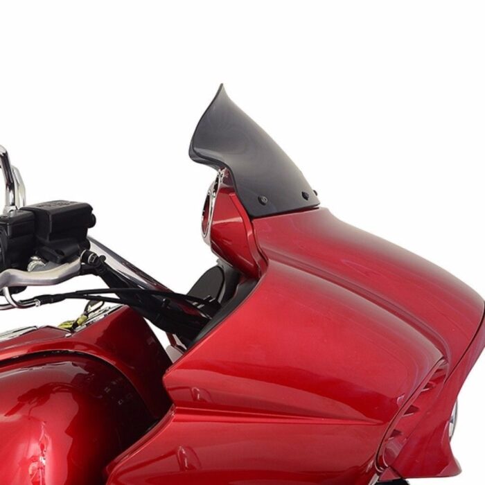 Klock Werks 9" Dark Smoke Flare Windshield Kawasaki Vulcan Vaquero Voyager 09-17
