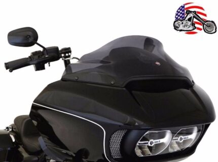 Klock Werks 9" Sport Flare Dark Smoke Lexan Windshield Harley Road Glide 2015+