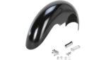 Klock Werks Hugger Level Front Fender Kit Chrome Block Black 19" Harley FXLR M8