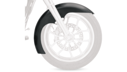 Klock Werks Hugger Level Front Fender Kit Satin Block Black 19" Harley FXLR M8