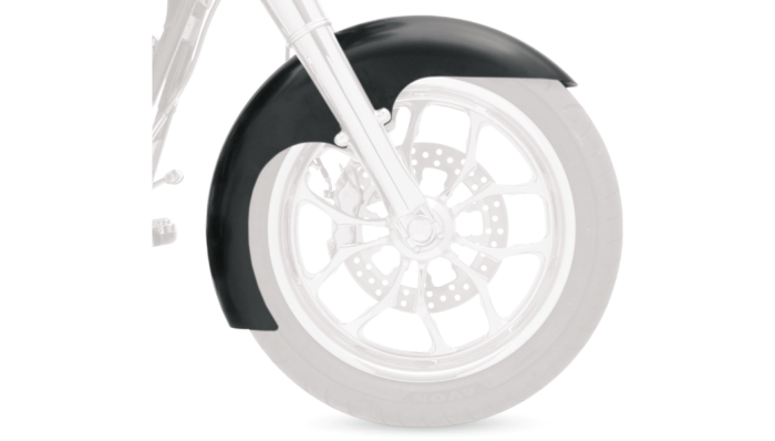 Klock Werks Hugger Level Front Fender Kit Satin Block Black 19" Harley FXLR M8
