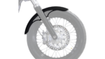 Klock Werks Hugger P-Tom Front Fender Kit Satin Block Black 19" Harley FXLR M8