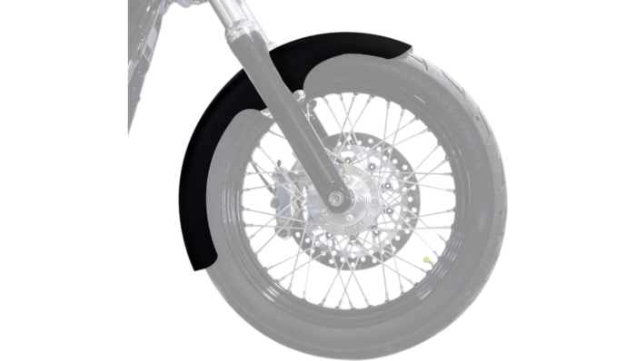 Klock Werks Hugger Tapered Leg Front Fender Kit Black 19 Harley Dyna Glide 99-05