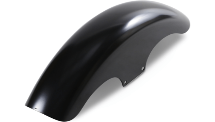 Klock Werks Hugger Top Hat Front Fender Kit Black 19" Harley Dyna Glide 99-05