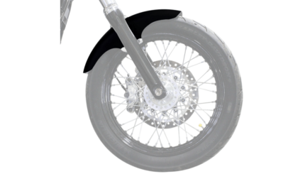 Klock Werks Hugger Top Hat Front Fender Kit Satin Block Black 19" Harley FXLR M8