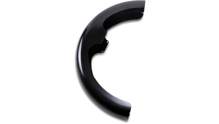 Klock Werks Hugger Wrapper Front Fender Kit Black 19" Harley Dyna Glide 99-05