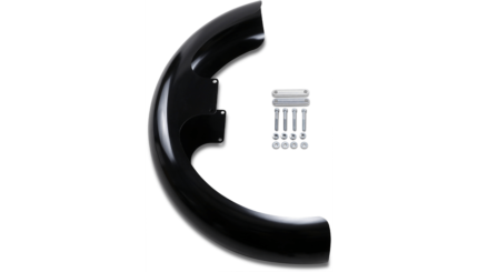 Klock Werks Hugger Wrapper Front Fender Kit Black 21" Harley Softail 18-21