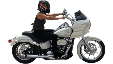 Klock Werks Hugger Wrapper Front Fender Kit Satin Block Black 19" Harley FXLR M8