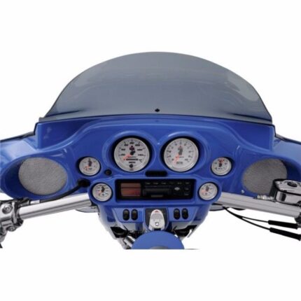 Klock Werks Mesh Front Speaker Grill Covers Harley Batwing Touring Bagger 96-13