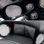 Klock Werks Mesh Front Speaker Grill Covers Harley Batwing Touring Bagger 96-13