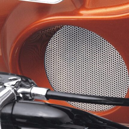Klock Werks Mesh Front Speaker Grill Covers Harley Batwing Touring Bagger 96-13