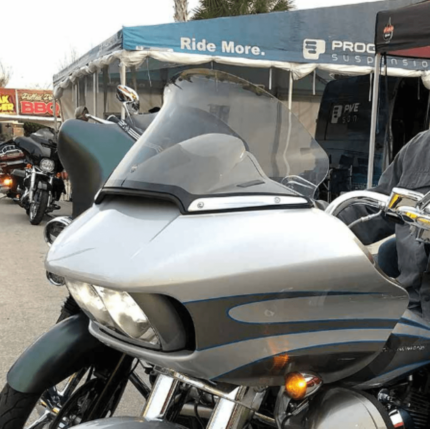 Klock Werks Pro Touring Flare 10" Tinted Windshield Harley 15+ FLTR Road Glide