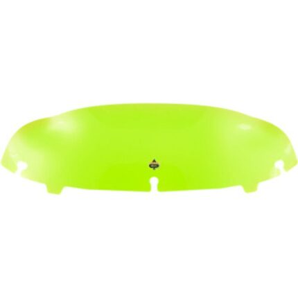 Klockwerks 4" Flare Green Kolor Windshield Harley Street Electra Glide Batwing