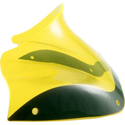Klockwerks 8" Flare Yellow Kolor Windshield Harley Touring Road Glide FLTR 98-13