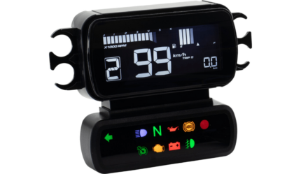 Koso North America D2 LCD Multi-Function Gauge Speedometer 2018+ Harley Softail