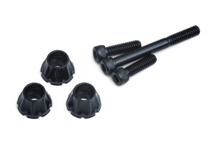 Kuryakyn Black Decorative Windshield Screws Trim Accent Harley Batwing 2014-20